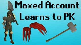 OSRS Maxed Account Learning to PK INSANE DHAROKS PKING [upl. by Bik768]