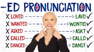 ED pronunciation  t d or id pronounce PERFECTLY every time  Free PDF amp Quiz [upl. by Madelon385]