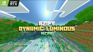 AziFy Dynamic Luminous DLs 💥Released  The best Ultra Ray Trace Look In MCPE [upl. by Lanni]