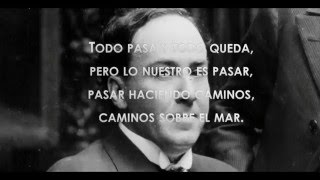 Cantares de Antonio Machado interpretado por Joan Manuel Serrat [upl. by Haig654]