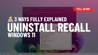 Microsoft Recall Mandatory on Windows 11 24H2 [upl. by Anoyet]