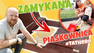 PIASKOWNICA DREWNIANA ZAMYKANA dla Dzieci JAK ZROBIĆ  DIY 120cm x 140cm [upl. by Goulet]