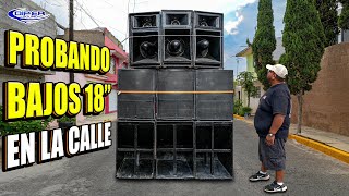 BAJOS FRONTALES Y DE REBOTE CON DIFERENTES BOCINAS QUE TAL SUENAN SONIDO CHILANGO [upl. by Serles615]