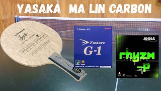 Обзор основания Yasaka Ma Lin Carbon  Nittaku Fastarc G1  Joola RhyzmP [upl. by Isacco]