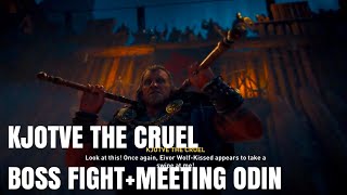 Assassins Creed Valhalla Kjotve the Cruel Boss Fight and Meeting Odin PS4 Gameplay [upl. by Xonk782]