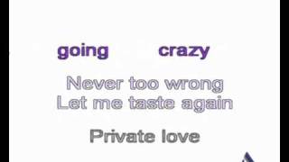 Delyno  Private Love Lyrics on screen [upl. by Yatnoed]