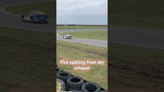 Fire spitting from my exhaust music rap subscribetomychannel racecardriver viral cool [upl. by Merkley]