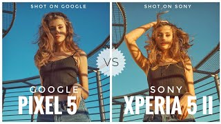 Google Pixel 5 VS Sony Xperia 5 II  CAMERA COMPARISON [upl. by Megan]