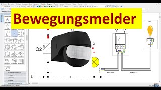 Bewegungsmelder anschließen  حساس الحركه [upl. by Oaht715]