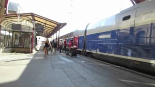 SNCF Strasbourg  Départ TGV 2N2 vers Munich  Annonces FRENDE HD [upl. by Idou767]