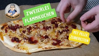 Zweierlei Flammkuchen mit Felix zubereiten [upl. by Irina]