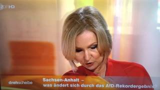 ZDF drehscheibe Live Kollaps Zusammenbruch Ohnmacht Schwächeanfall von Moderatorin [upl. by Efron200]