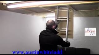 Spacemaker discounted two section DIY loft ladder [upl. by Nednerb]