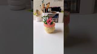 Easy diy cute vase⚱️🏺  diy art ideas  shorts painting diy craft art shortvideo trending [upl. by Behm190]