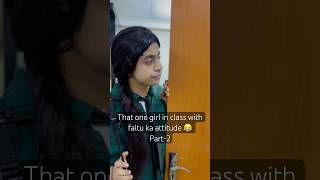 Part2 did you have such a girl with thousands of pin in your class 😂 youtubeshorts school [upl. by Remlap104]