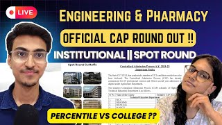 MHT CET 2024  Registration Form Released  Institutinal amp SPOT Round  Percentile vs College [upl. by Lorrayne]