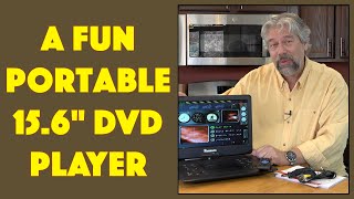 NAVISKAUTO 156quot Portable DVD Player  DEMO amp REVIEW [upl. by Onibas]