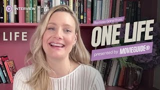 Romola Garai Talks quotONE LIFEquot – The Heroic Tale of Nicholas Winton [upl. by Alemat930]