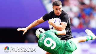 New Zealand squeezes by Ireland in final pool match to secure top seed  Paris Olympics  NBC Sports [upl. by Gwennie]