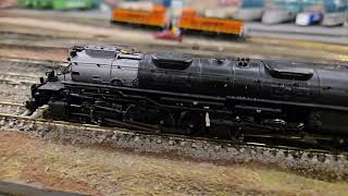 Our N scale Big Boy in Slow Motion [upl. by Kulda]