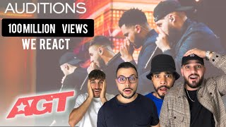 We React To 100 MILLION VIEWS on Americas Got Talent   Berywam [upl. by Sorgalim12]