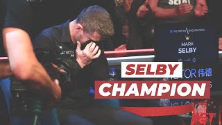 The Emotional Moment Mark Selby Became Champion  2022 BetVictor English Open [upl. by Tedd]