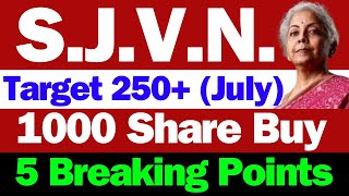 sjvn share latest news  sjvn share latest news today sjvn share target price [upl. by Mchugh242]