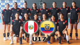 PERU VS ECUADOR EN VIVO  SUDAMERICANO DE VOLEY FEMENINO U17 [upl. by Langer]