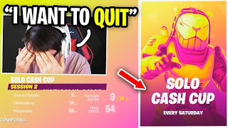 my WORST tournament Ive ever played almost quit Fortnite [upl. by Elie]