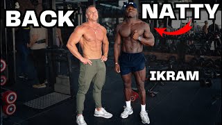 Back Workout with Ikram Natural Bodybuilder [upl. by Barbaresi]