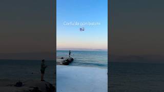 Corfu’da harika bir gün batımı ve insanlar 🇬🇷 corfu sunset roadtrip road reels island yunan [upl. by Krantz]