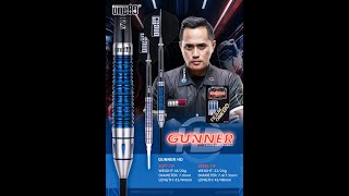 D DART STORE ONE80 GUNNER HD STEEL DARTS LOURENCE ILAGAN [upl. by Reltuc157]