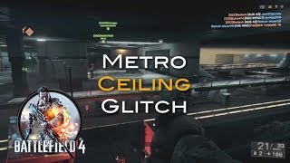 How to glitch above the ceiling in Operation Metro Battlefield 4 [upl. by Brittnee]