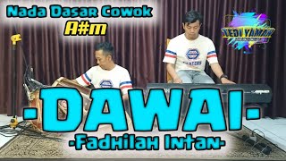 Dawai  Fadhilah intan karaoke nada cowok Am Bajidor [upl. by Inahc]