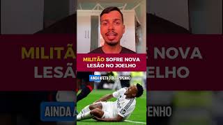 🚨 NOVA LESÃO DE MILITÃO realmadrid lca championsleague real militao vinijr viniciusjr [upl. by Ludovick]