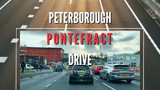 Peterborough  Pontefract england Drive  A47A1A639  January 2024 [upl. by Epillihp865]