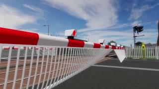 TWO EMERGENCY SEQUENCES Old Tadcaster Level Crossing  North Yorkshire Roblox 07102024 [upl. by Ericksen892]