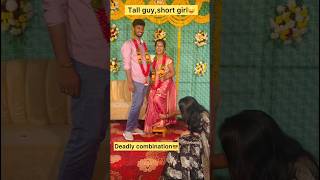 Short girls wedding stage pavangal 🤣 Engagement fun girls girl couplegoals marriage shorts [upl. by Yahsal14]