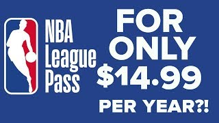 NBA League Pass for 1499 PER YEAR Save 235 amp No Blackouts  NBA with VPN 2023 [upl. by Kean629]