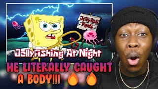 Jellyfishing At Night Dont mess with me 2 SpongeBob Music Video l REACTION [upl. by Ajit]