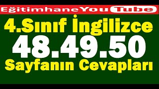 4sınıf ingilizce kitabı sayfa 48 49 50 cevapları [upl. by Sliwa121]