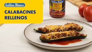 ¿Cómo hacer calabacines rellenos ¡Deliciosa receta de rechupete 🥕🧀  Recetas Gallina Blanca [upl. by Tearle]