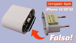 CARREGADOR DE IPHONE FALSO  NAO CAIA NESSA  PURO PESO DE METAL [upl. by Amrak]