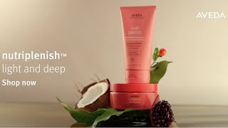 Customized Hair Hydration With Light amp Deep Masques  Nutriplenish  Aveda [upl. by Gaillard582]