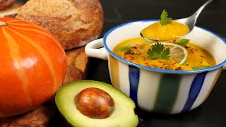 Kürbissuppe mit Avocado und Limette als Medizin für meinen Magen Unglaublich lecker [upl. by Aural565]