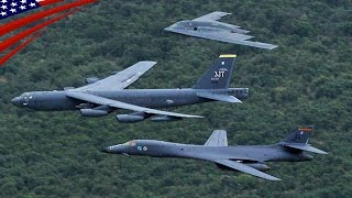 B52 B1 B2 Bombers Deploy on Guam in a Massive Show of Force  B52 B1 B2 戦略爆撃機3機種をグアムに同時展開 [upl. by Claman232]