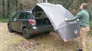 SUV Tailgate Canopy Setup Guide [upl. by Larentia365]