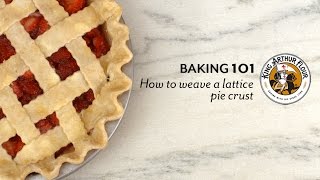 How to weave a lattice pie crust [upl. by Alamac126]