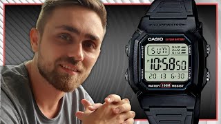 Unboxing Relógio Masculino Casio W800H1AVDFSC com 10 Anos de Bateria [upl. by Holcomb]