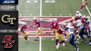 Georgia Tech vs Boston College Full Game Replay  2020 ACC Football [upl. by Eceinal]